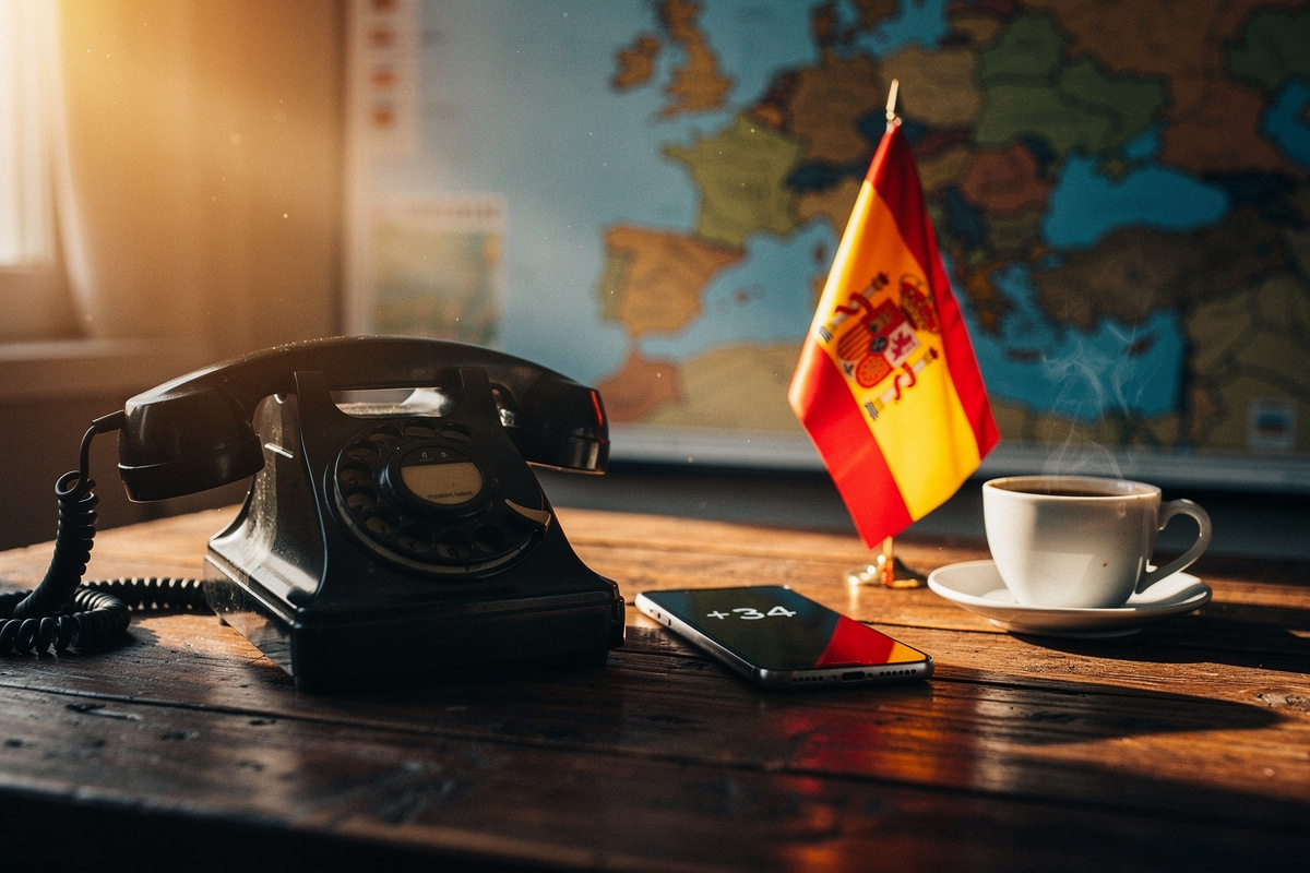 34 indicatif : pays, composition et sécurité des appels